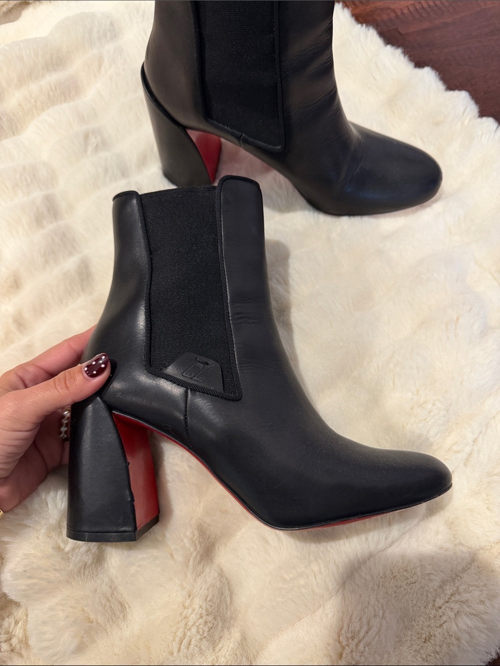 Christian Louboutin Black Booties - Picture 3 of 4
